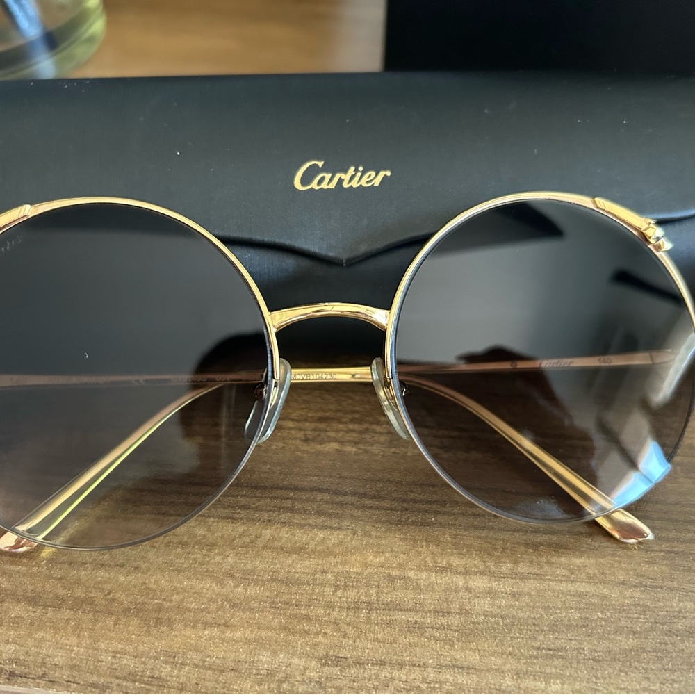 Cartier Gold Women's Sunglasses